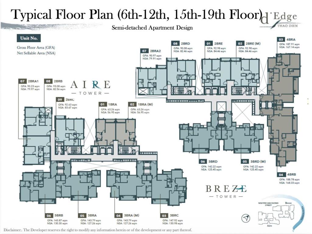 D'edge thảo điền | 143m² | 3 phòng ngủ | tầng cao view sông | 26,8 tỷ. tel 0931 356 ***