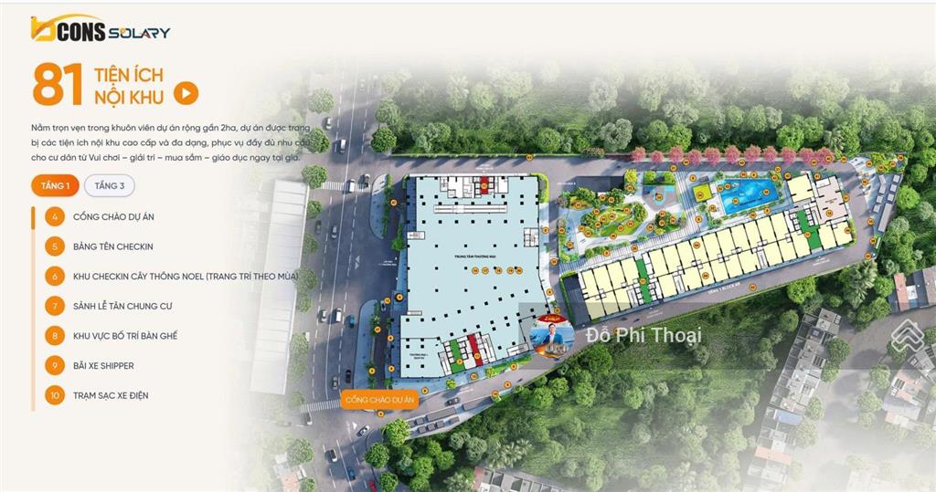 Hot! sở hữu căn hộ bcons 2pn giá từ 1,75 tỷ tháp có tttm tại bcons solary cách ga metro chỉ 600m