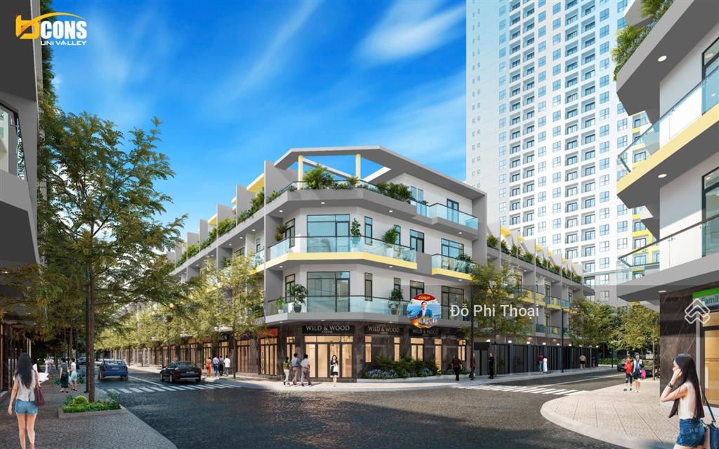 Bán nhà phố thương mại 1 trệt 2 lầu 1 sân thượng. ngay làng đh qg tphcm, cạnh trung tâm thương mại