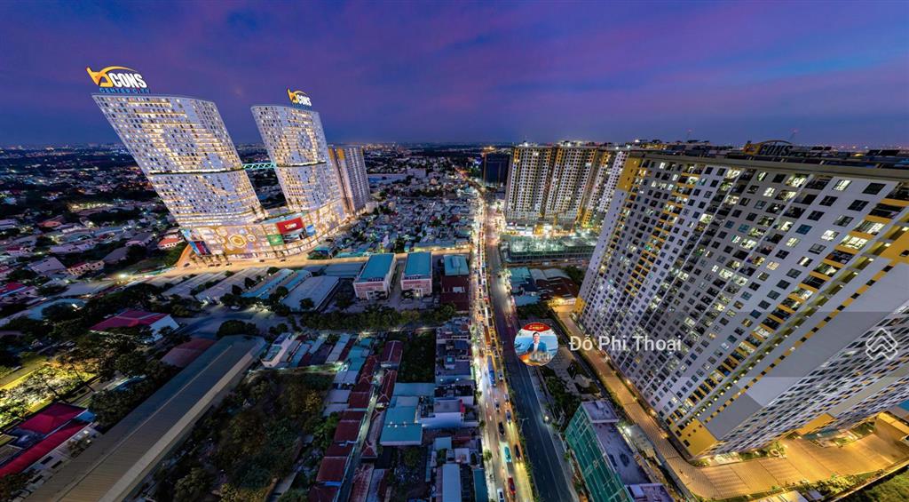 Bán căn góc 2pn2wc ban công đông nam, view đẹp. liền kề bcons city mall. sổ hồng sẵn, không vay