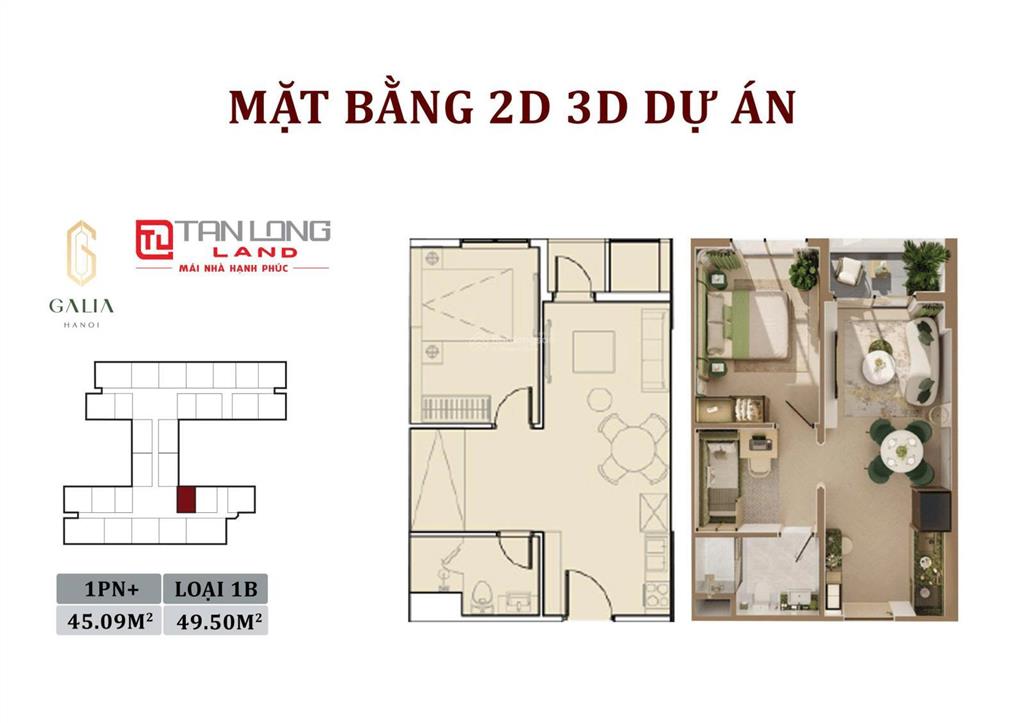 Chính chủ bán căn 1pn+1 làm thành 2pn1wc hướng tây bắc giá rẻ nhất thị trường giảm còn 2.982 tỷ