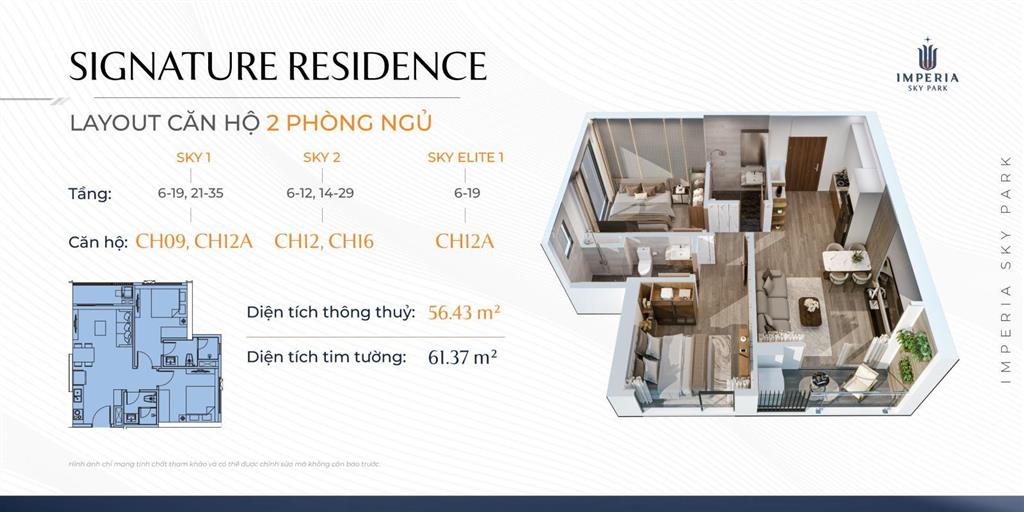 Bỏ vốn vào 1,2 tỷ sở hữu ngay căn hộ 2pn2wc 53m2 imperia sky park cách vinhome smart chỉ khoảng 1km