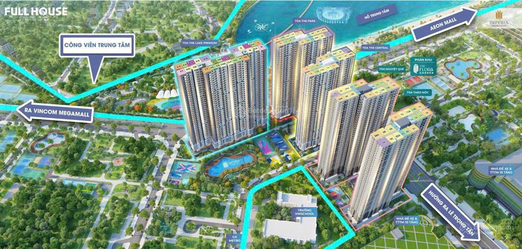 Chính chủ bán căn 43m² có sổ rồi ở tòa i5 imperia smart city, hướng đông bắc view hồ giá 3,6x tỷ