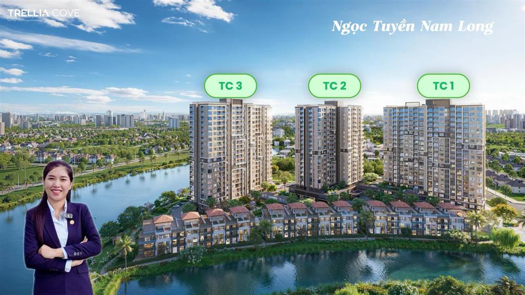 Chiết khấu 15.5% căn 2pn/2wc, giá 5 ,1 tỷ(đã vat). thanh toán 10% ký hđmb cđt nam long