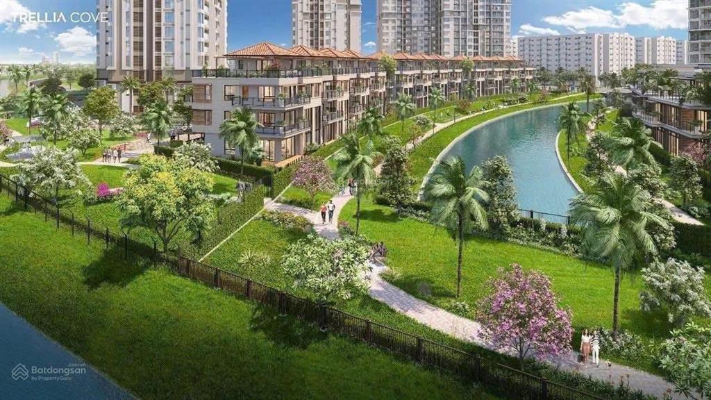 Nhà phố liền kề trellia cove  view kênh đào giá từ 18,4 tỷ