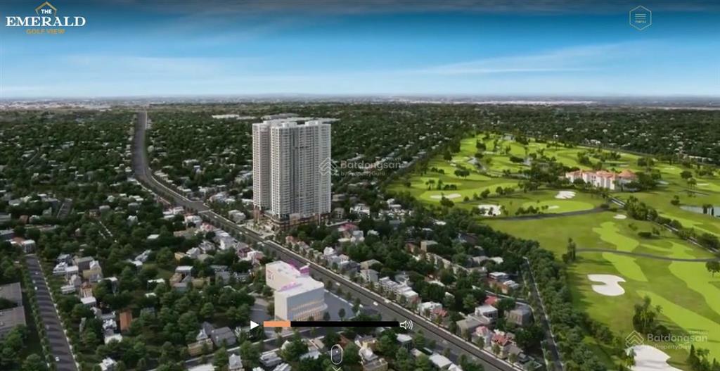 Chính chủ gửi bán gấp lỗ 500tr căn hộ 2 phòng ngủ 72m2 tại chung cư emerald golf view thuận an