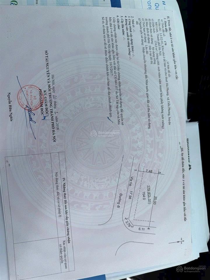 Bán lô đất lk kđt hà phong mê linh góc băng 2 đường 24m giá rẻ
