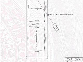 Chuyển nhượng lô đất nhà xưởng trong khu cn bá thiện 2 diện tích 6000m2