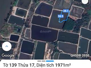 Bán nhanh lô đất 2.392 m² đường trần quang quờn, bình khánh quy hoạch đất ở giá chỉ 2 tr/m2