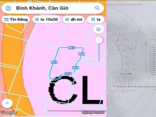 Bán đất đường trần quang quờn, xã bình khánh, quy hoạch đất ở, diện tích 2392 m2, giá 2 triệu/m2