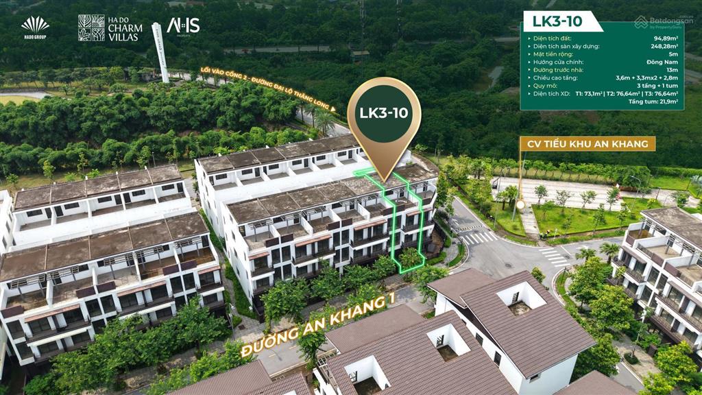 Víp căn liền kề tại hà đô charm villas chỉ 20,9 tỷ