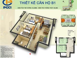 Chính chủ cần bán gấp ch pcc1 ba la, hà đông, 2n1wc có sổ, giá bán 3.1 tỷ thu về