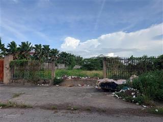 Đất mặt tiền đường lê thị lơ hóc môn 969m2 có thổ cư xe continer