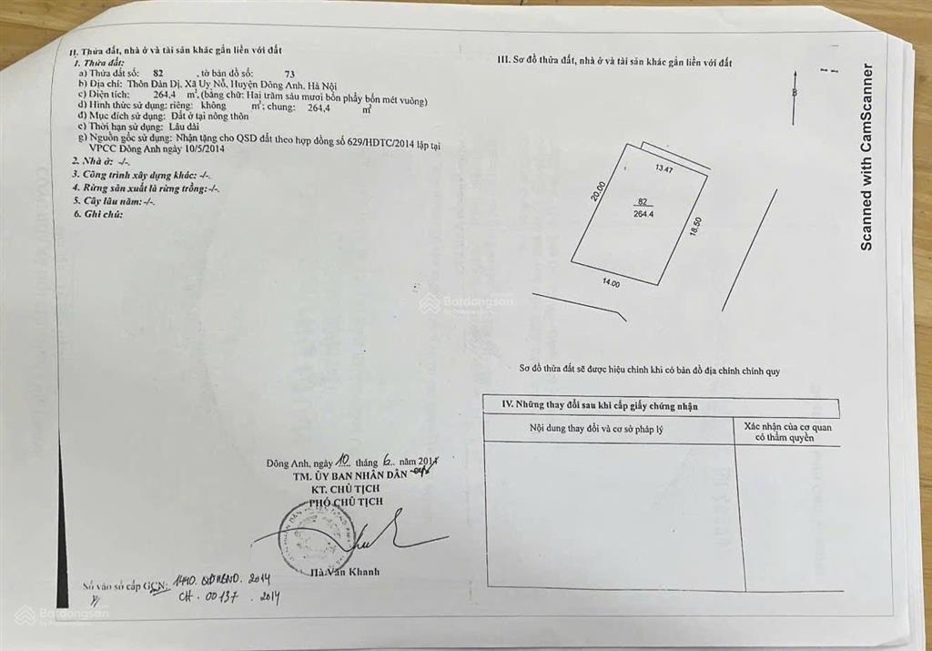 Bán mảnh đất đẹp ở thôn đản dị, xã uy nỗ, huyện đông anh, thành phố hà nội diện tích 80 m²