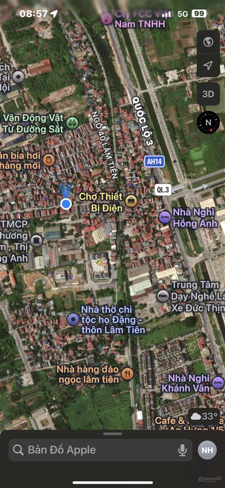 Bán mảnh đất đẹp, đất kinh doanh buôn bán, ở 53 tổ 4 khối 3a, thị trấn đông anh, huyện đông an
