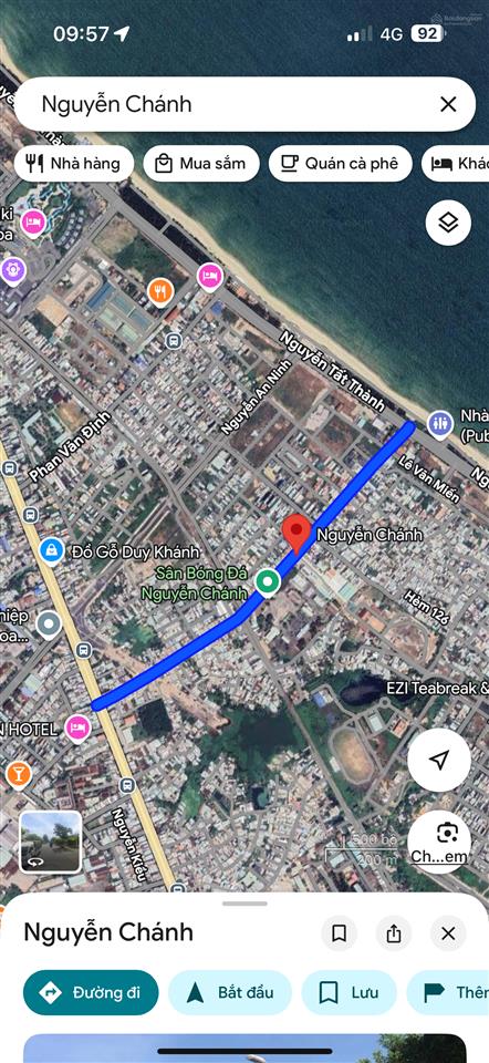 Cần bán đất góc 2 mặt tiền đường 10m5 nguyễn chánh, dt 310m2  vị trí kinh doanh  gần biển ntt