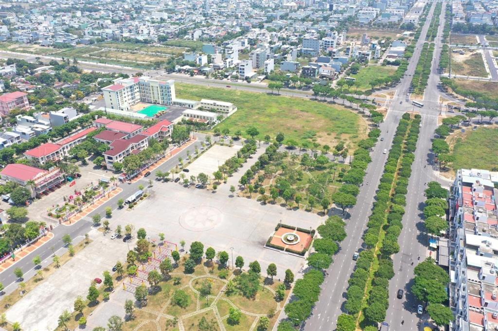 Bán đất mặt tiền đường 45m nguyễn sinh sắc dt142m2 ngang 7m, lô đất 2 mặt tiền trước & sau
