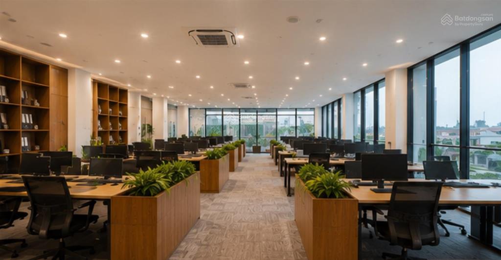 Cho thuê tòa nhà văn phòng mới đẹp 1600m2  mặt tiền phường bình trị đông, bình tân