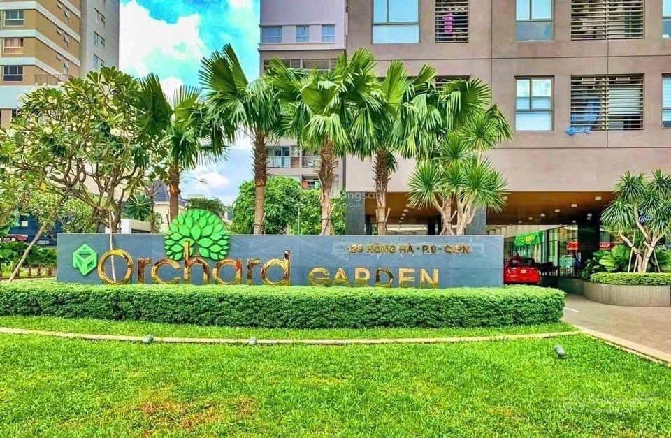 Cho thuê nội thất đầy đủ giá 20 triệu orchard garden  novaland 3 phòng 2wc căn góc