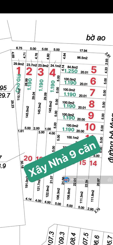 Bán đất thổ cư 145m2, ngay ql1a và trường quốc tế trịnh hoài đức, chỉ 8tr/m2 hỗ trợ vay
