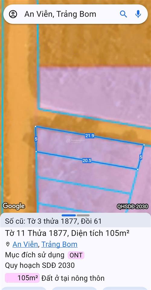 Bán lô góc 105m2 đối diện siêu dự án 350ha, tổng kho miền đông, ngay đt 777, kcn bàu xéo
