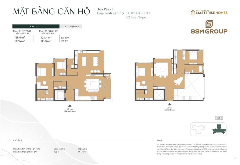 Quỹ căn ngoại giao 2 ngủ giá tốt 7,25 tỷ, full nội thất cao cấp toà peak 1 view hồ & bể bơi nội khu