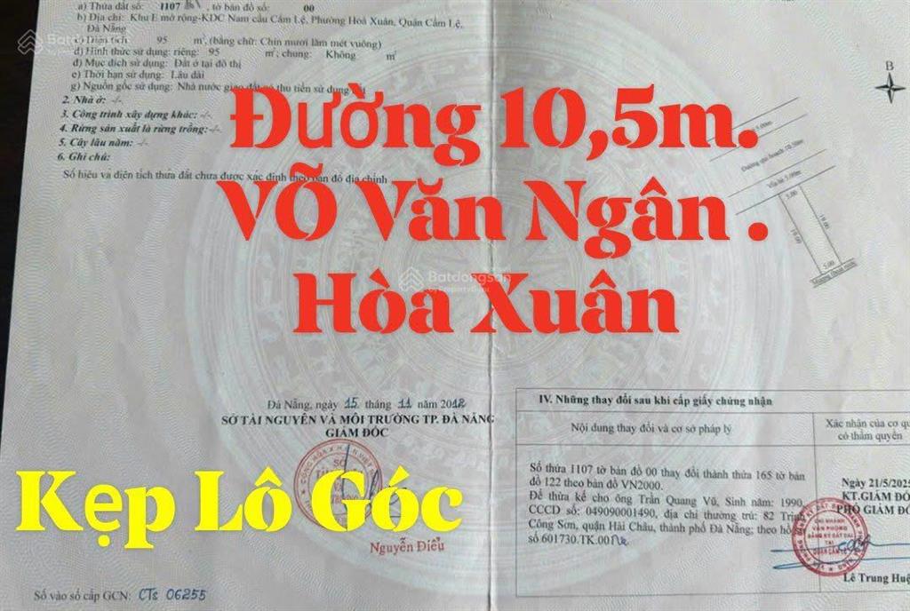 Cần bán đường 10,5m kẹp cống xây căn hộ cực đẹp