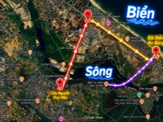 Bán lô đất 2 mặt tiền trước sau đường đồng nà 1, cách phố cổ hội an 3km, gần sông biển  giá tốt