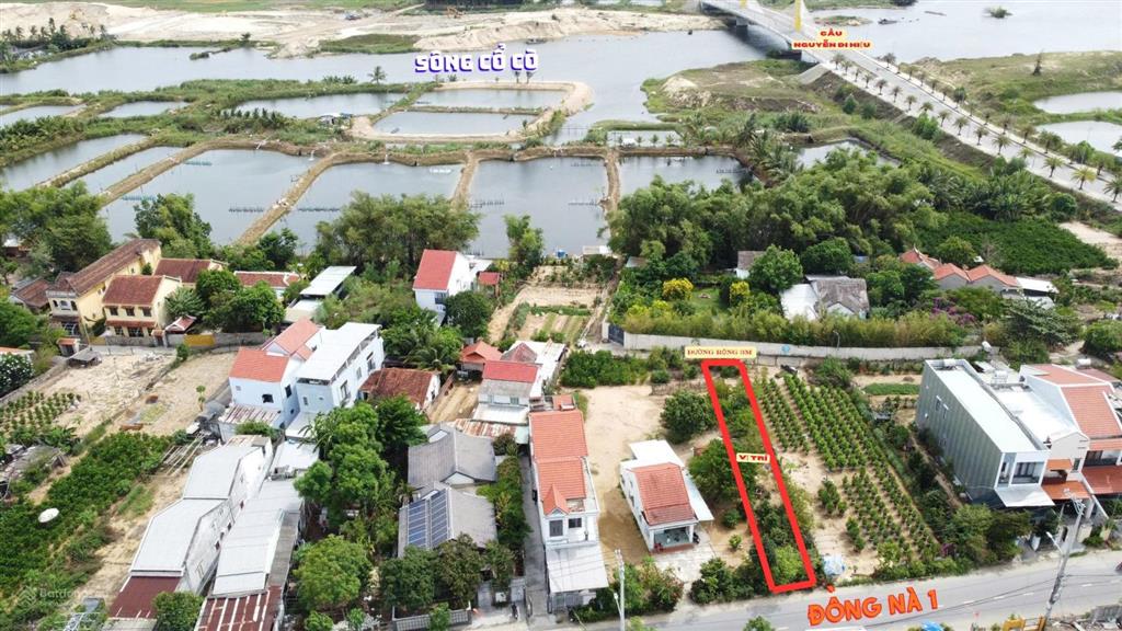 Siêu phẩm 255m2 gồm 2 mặt tiền trước sau, cách sông 100m gần biển, cách phố cổ 5km  giá nhỉnh 6 tỷ