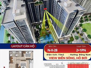 Bán nhanh căn hộ 2+1pn, hướng đông, view sông biển, tầng cao tại fpt plaza 4  giá chỉ 3,95 tỷ