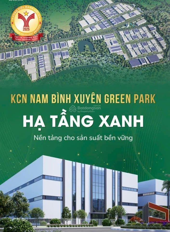 Đất sản xuất từ 5000m2 khu công nghiệp bình xuyên giá khoảng 4 tr/m2