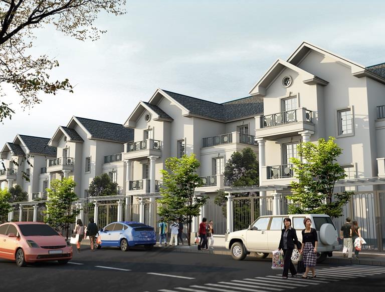 View sân golf đầm vạc e bán căn nhà kinh doanh đẹp