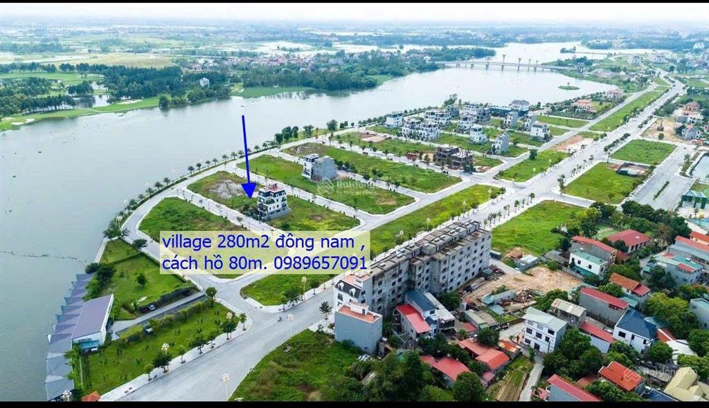 Đơn lập 280m2 đông nam cạnh góc. kdt bắc đầm vạc