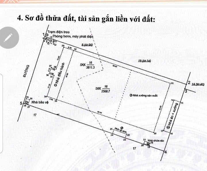 Bán ( hoặc thuê) nhà xưởng 6500m bình xuyên