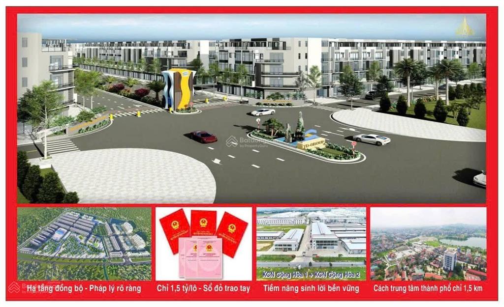 Lô góc 2 mặt tiền kinh doanh  vị trí sát kcn cộng hòa rộng 720 hecta   0965 803 ***