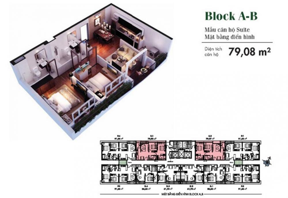Bán gấp ch lotus cao cấp 5,45 tỷ 79m2 2pn 2wc view q1 bao % sổ, gần tt q1,3,4,5,7, sang tên ngay