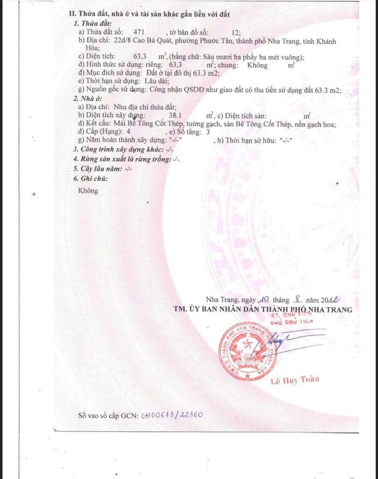 Hàng hiếm! góc 2 mặt tiền đường cao bá quát chủ hạ thêm 550 triệu hiện tại chỉ còn 7,950 tỷ