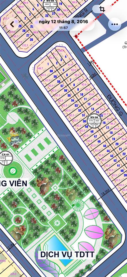 Đất đẹp đối diện công viên  vị trí hiếm còn sót lại ngay mặt tiền đường thích quảng đức
