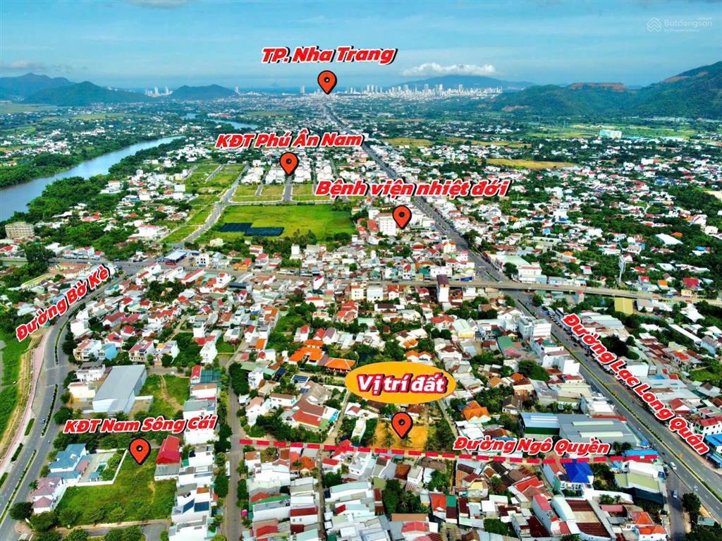 Bán lô đất thị trấn diên khánh mặt tiền đường ngô quyền giá chỉ 3,4 tỷ/145m2.  0911 906 ***