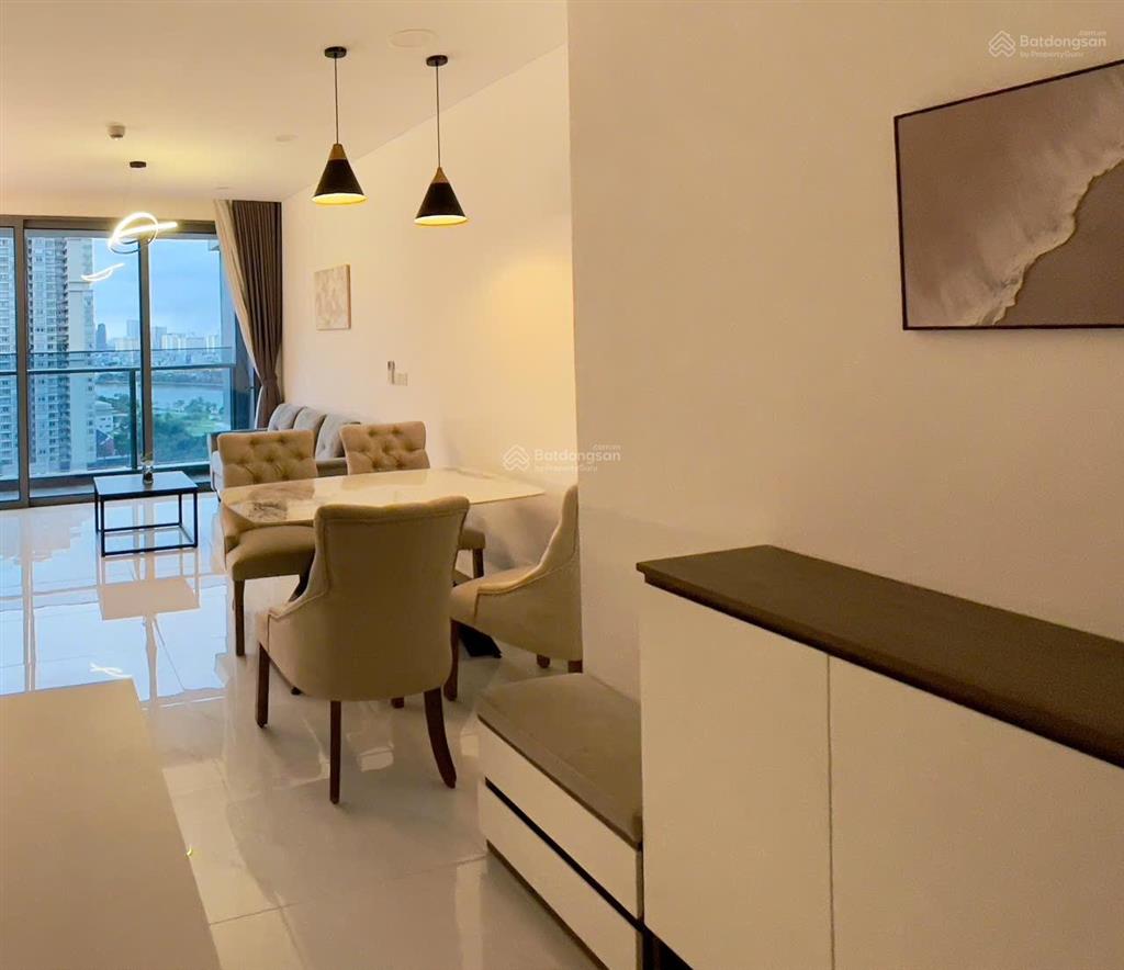 Cho thuê cc sunwah pearl, 48 triệu, 105m2, 2+1 pn 2vs, đẹp xuất sắc, ở bình thạnh view sông lầu cao