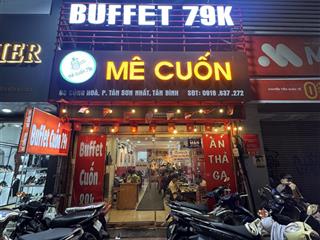Cho thuê mặt bằng kinh doanh mt cộng hòa, tân bình 7 triệu/tháng full bàn ghế cọc 2 tháng