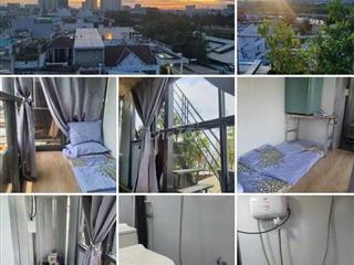 phòng penhouse view vườn full nội thất máy lạnh