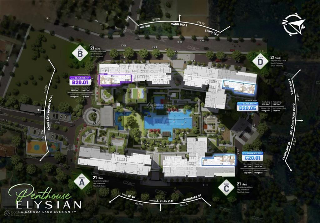Bán căn penthouse tại elysian by gamuda land quận 9