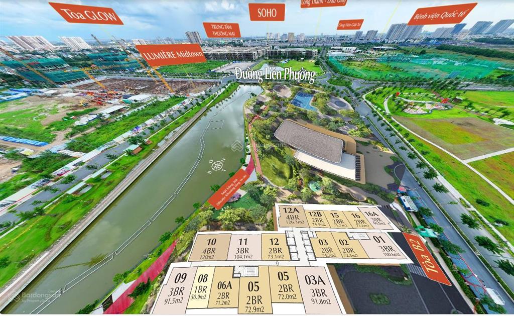 Bán nhanh căn 3pn view trực diện nhạc nước, tầng cao tại the global city