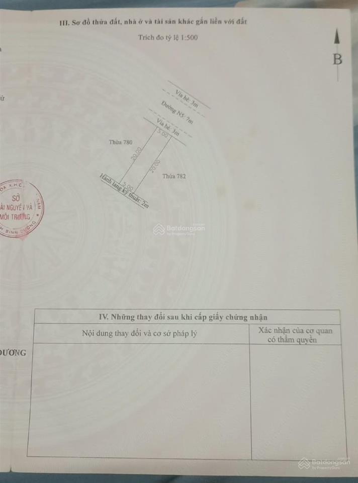 Chính chủ bán đất khu tái định cư đường n5, an sơn, thuận an