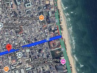 Bán lô đất tặng kèm căn nhà 3 tầng trên trục biển mỹ khê đường nguyễn văn thoại