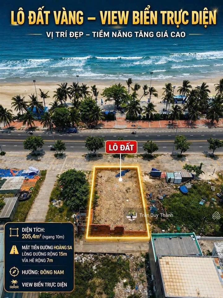 Chính chủ bán cặp đất biển hoàng sa view biển trực diện, xây được cao tầng