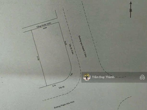 Chính chủ bán nhanh lô góc 2 mặt tiền đường phạm hữu kính.