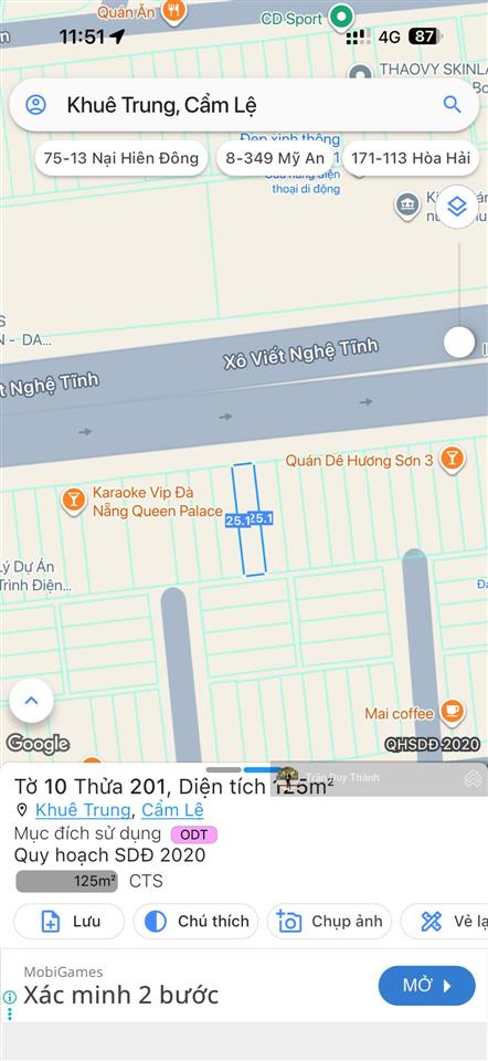 Bán đất mặt tiền đường xô viết nghệ tĩnh, thích hợp xây tòa nhà văn phòng, căn hộ, đường 33m