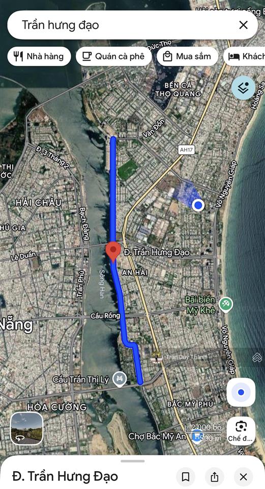 Chính chủ cần bán nhanh mặt tiền trần hưng đạo đoạn đẹp, sát sun ponte